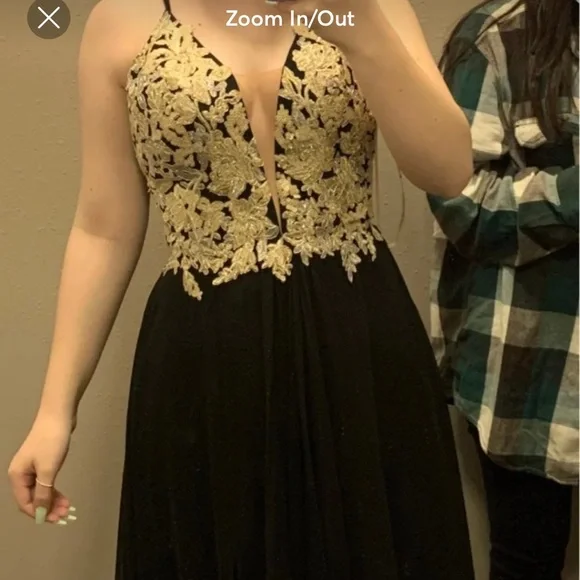womens gold sparkly dress WEDTREND Women Sparkly Gold Formal Dress Backless Mermaid Spaghetti Straps  Sequined Long Gala Dress
